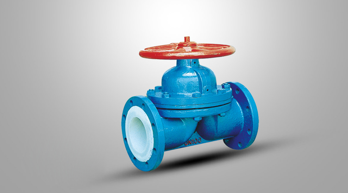 三通衬氟隔膜阀