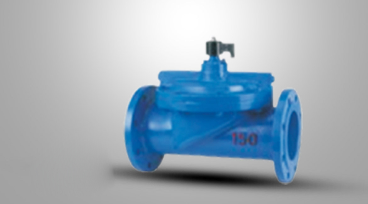 法兰式大口径液、气电磁阀