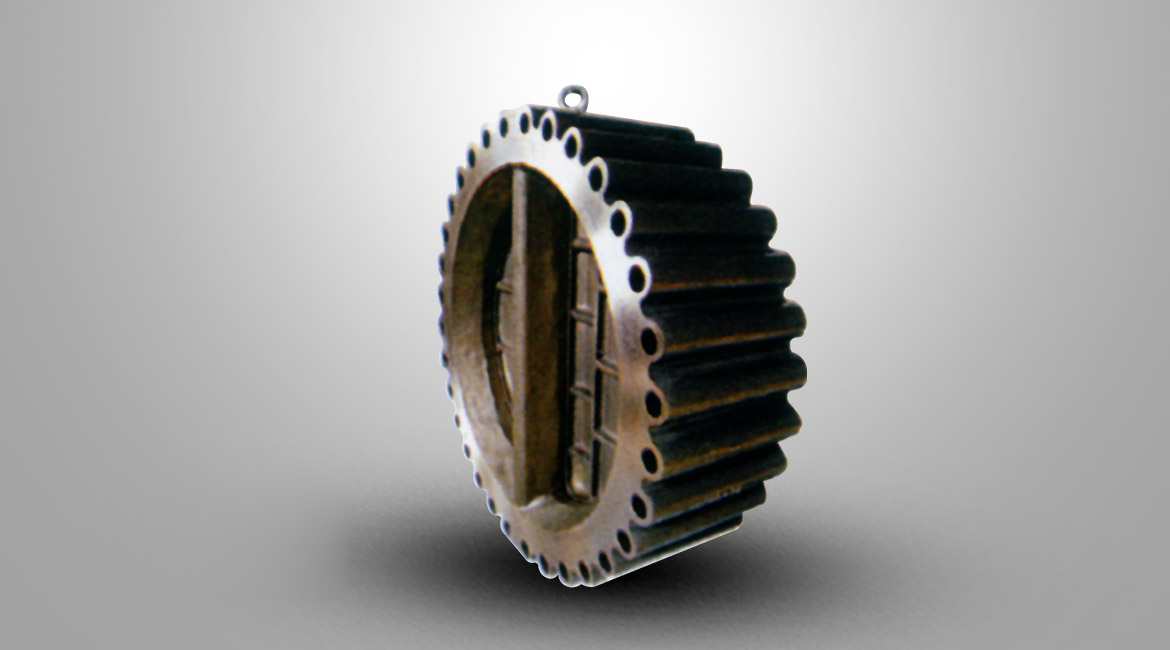 凸耳对夹双瓣止回阀