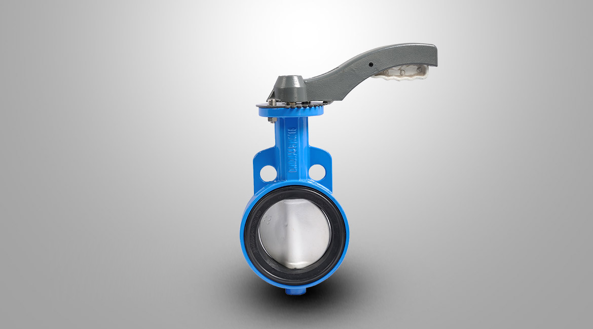 铝合金无销手柄蝶阀