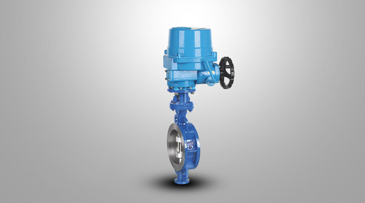 电动对夹式多层次金属硬密封蝶阀