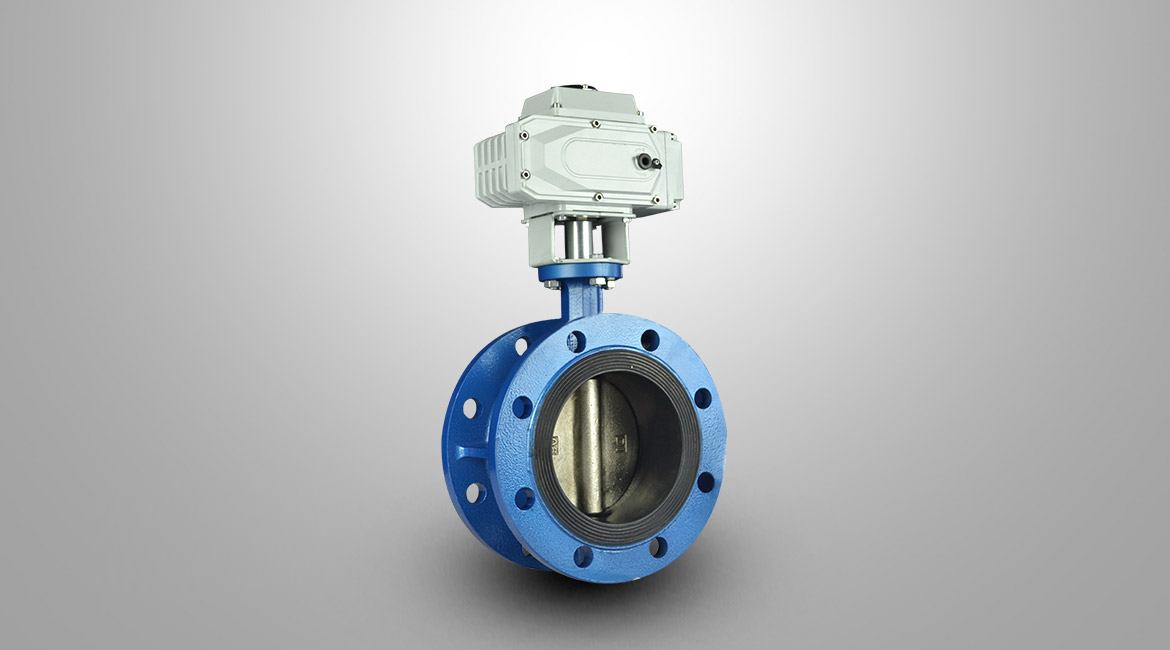 电动法兰式软密封蝶阀