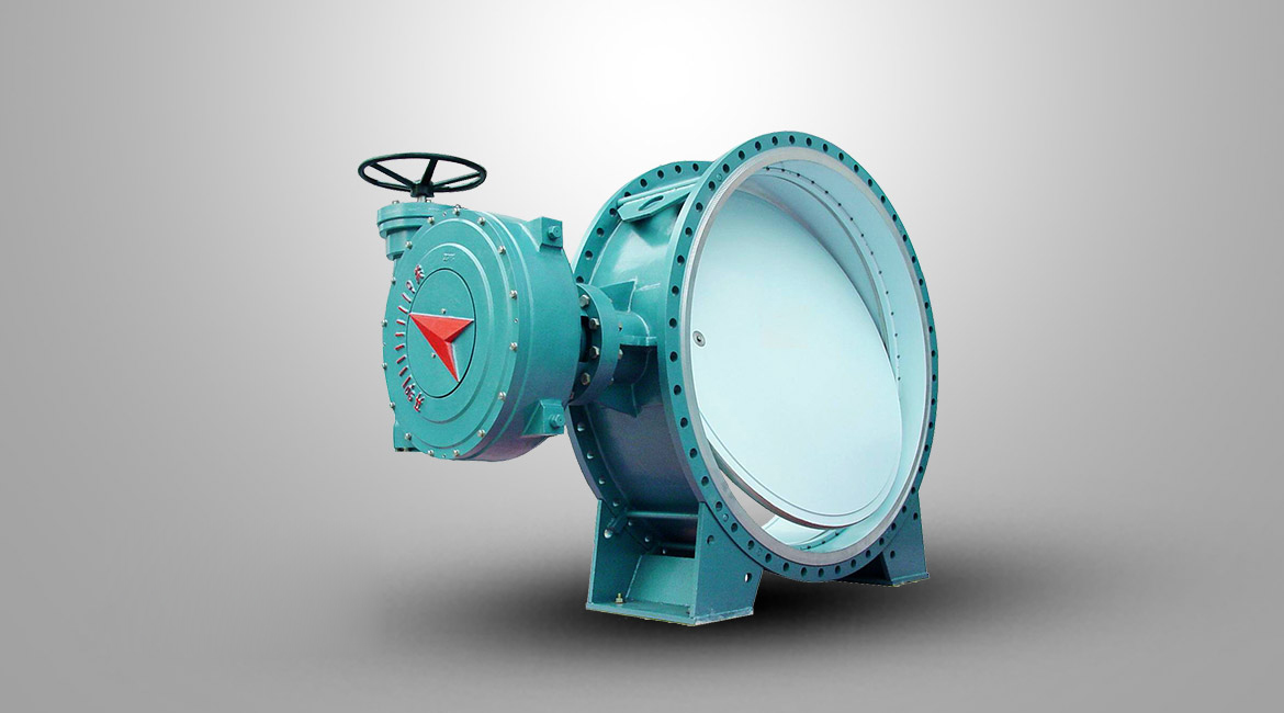 卧式双向金属硬密封蝶阀