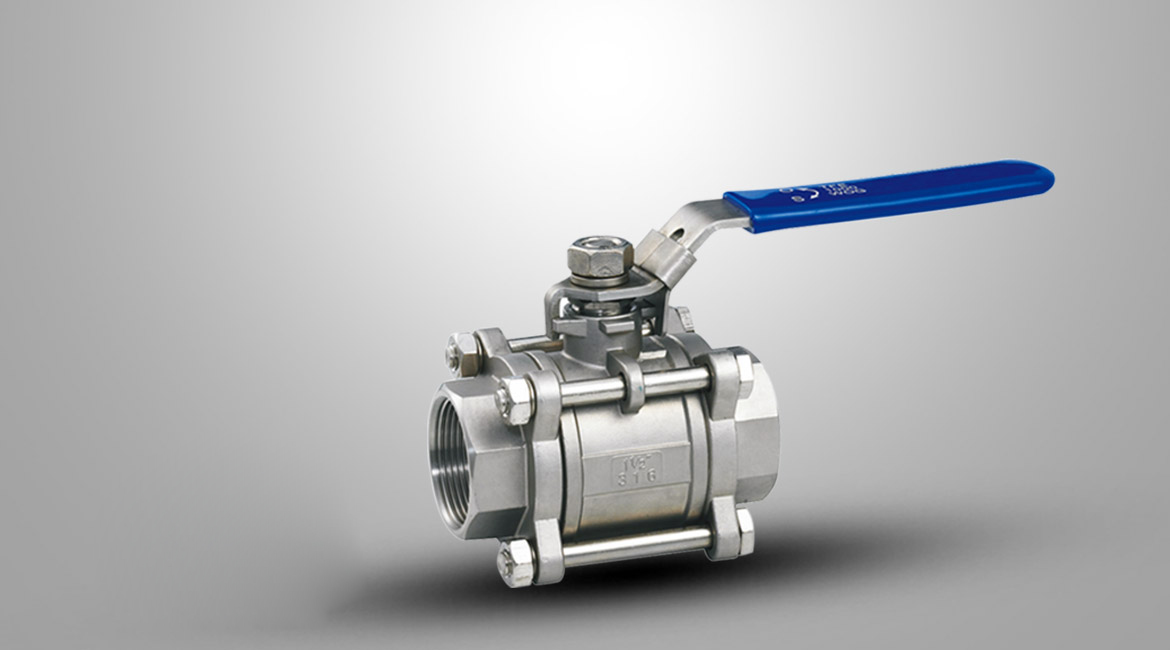 三片式焊接不锈钢球阀