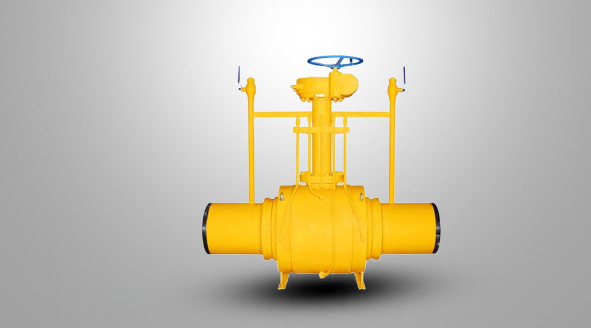 埋地式带袖管双放散焊接球阀