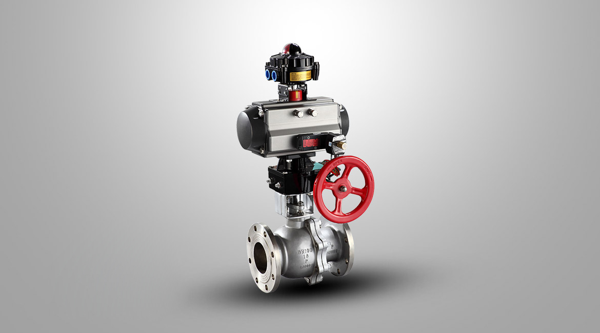 气动O型切断球阀