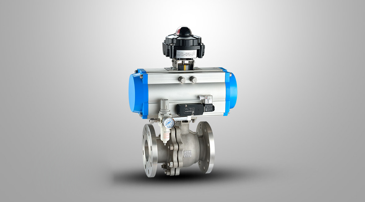 气动高平台球阀