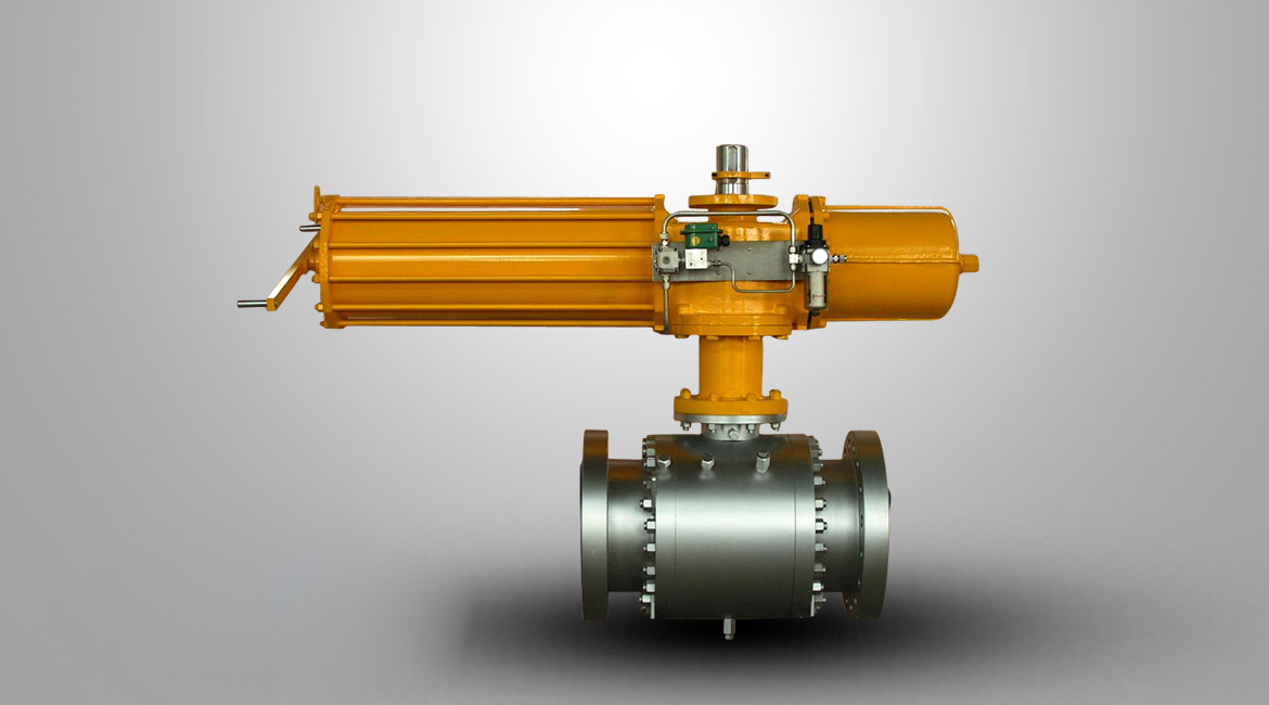 气动固定锻钢球阀
