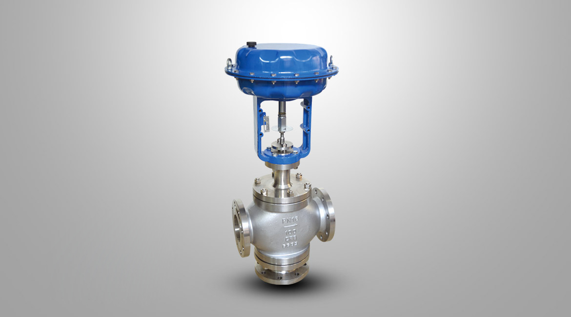 气动三通切断阀